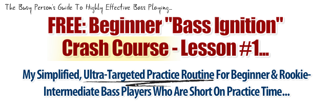 FREE PRESENTATION: “The Busy Person’s Guide to Highly Effective Bass Playing…”